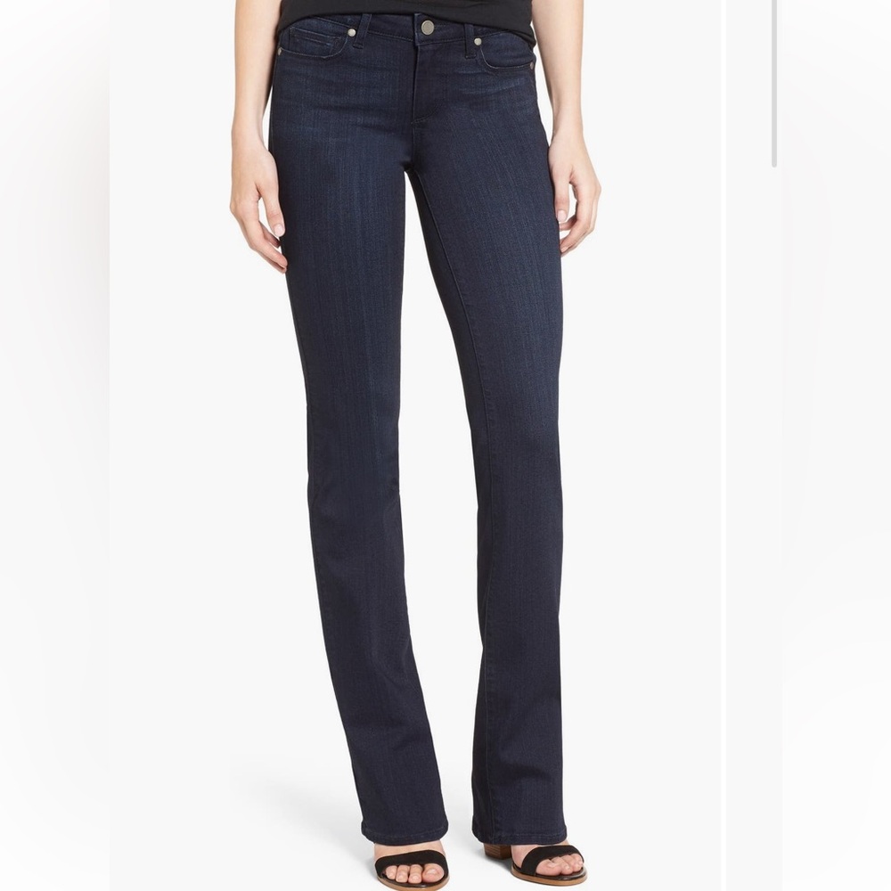 Paige Transcend - Manhattan Bootcut Jeans